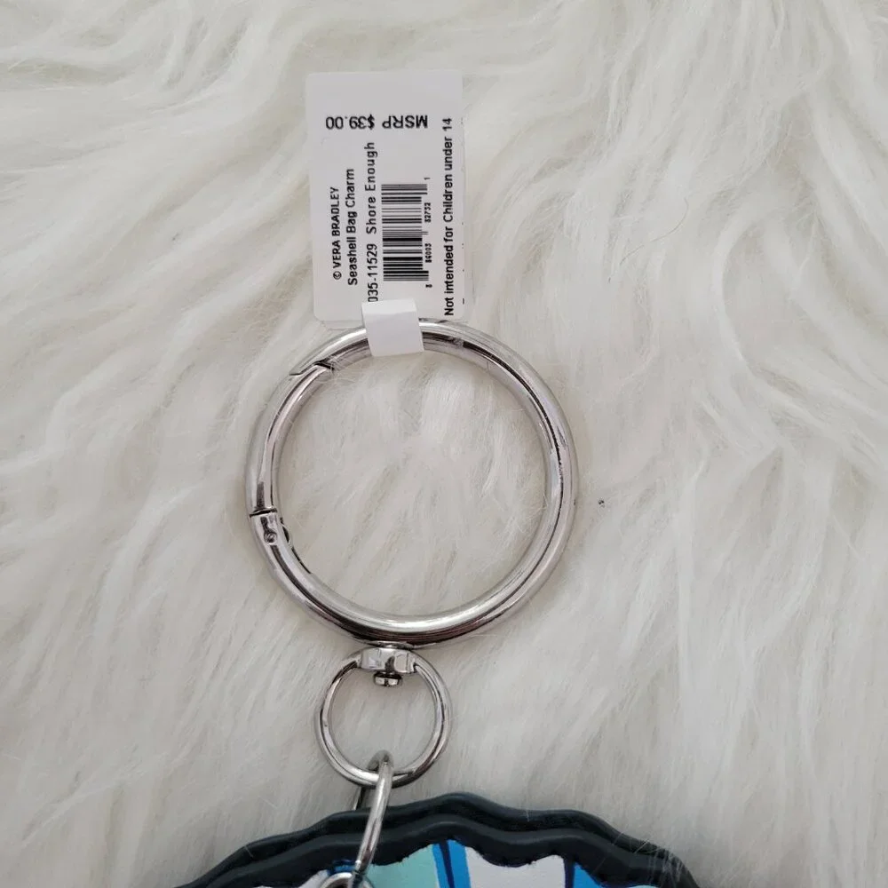 Vera Bradley Seashell Bag Charm